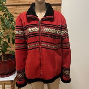 Coldwater creek Nordic coat